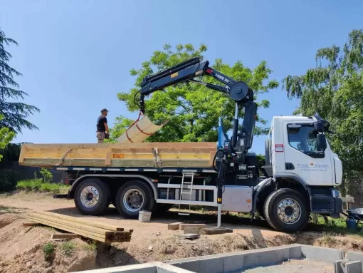 Livraison et de transport de matériaux à Roanne, Renaison, PLASSE ENERGIES