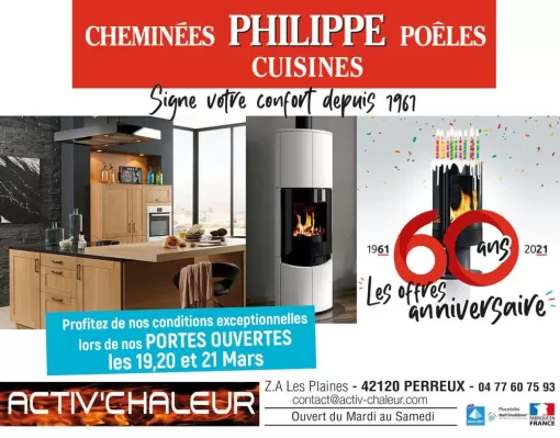 Portes ouvertes poêles à granulés à Perreux, Renaison, PLASSE ENERGIES