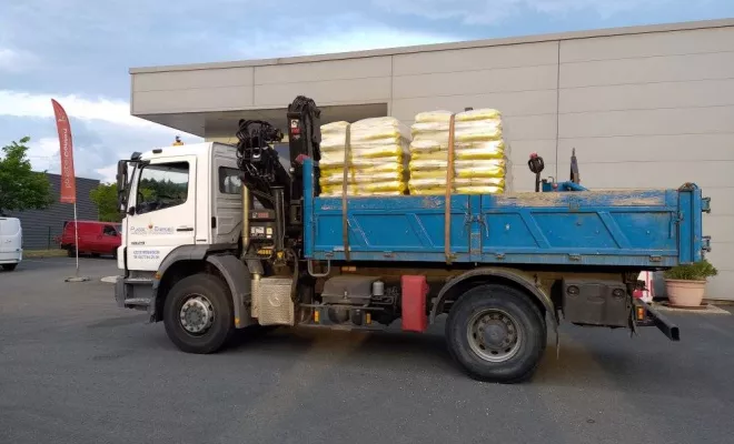 Livraison de granulés de bois sur le Roannais, Renaison, PLASSE ENERGIES