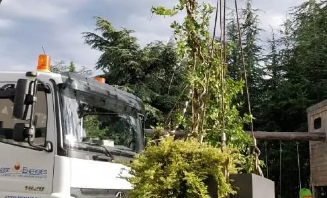 Travaux aménagements exterieurs, piscine, terrasse, jardin, Renaison, PLASSE ENERGIES