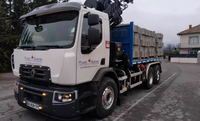 Nouveau Camion chez Plasse Energies, Renaison, PLASSE ENERGIES